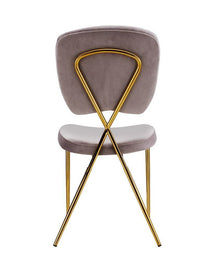 Iconic Home Chrissy Velvet Side Dining Chair Set of 2 