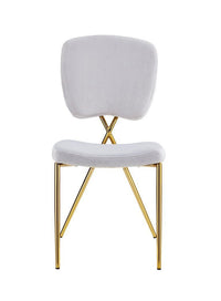 Iconic Home Chrissy Velvet Side Dining Chair Set of 2 