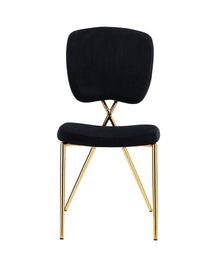 Iconic Home Chrissy Velvet Side Dining Chair Set of 2 