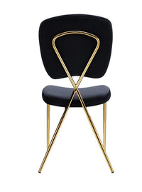 Iconic Home Chrissy Velvet Side Dining Chair Set of 2 