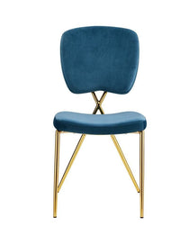 Iconic Home Chrissy Velvet Side Dining Chair Set of 2 