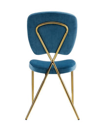 Iconic Home Chrissy Velvet Side Dining Chair Set of 2 