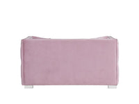 Iconic Home Christophe Tufted Velvet Loveseat Sofa 