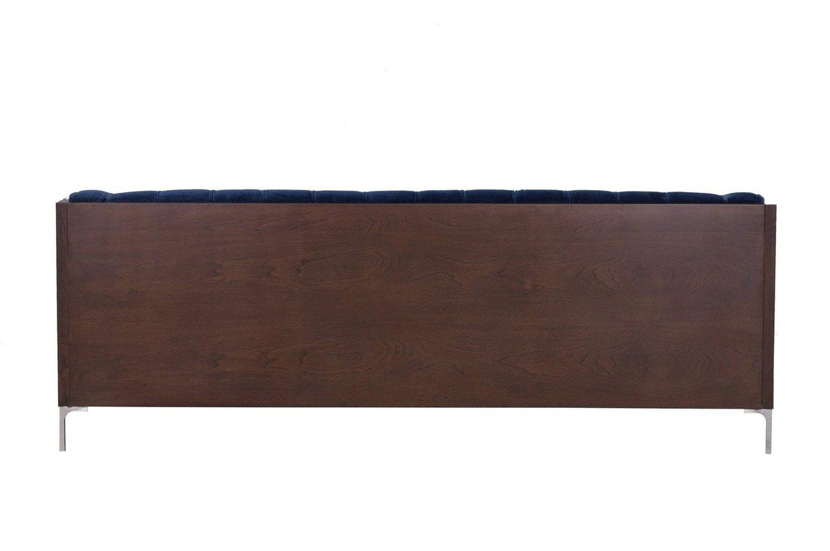 Iconic Home Clark Velvet Sofa 