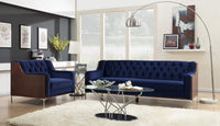 Iconic Home Clark Velvet Sofa 