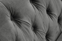 Iconic Home Clark Velvet Sofa 