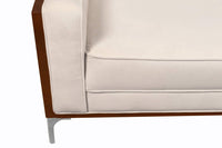 Iconic Home Clark Velvet Sofa 