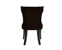 Iconic Home Conrad Faux Leather Velvet Side Dining Chair Set of 2 