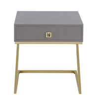 Iconic Home Cordoba End Side Table | Nightstand 