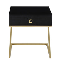 Iconic Home Cordoba End Side Table | Nightstand 