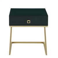 Iconic Home Cordoba End Side Table | Nightstand 