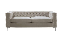 Iconic Home Da Vinci Velvet Sofa 