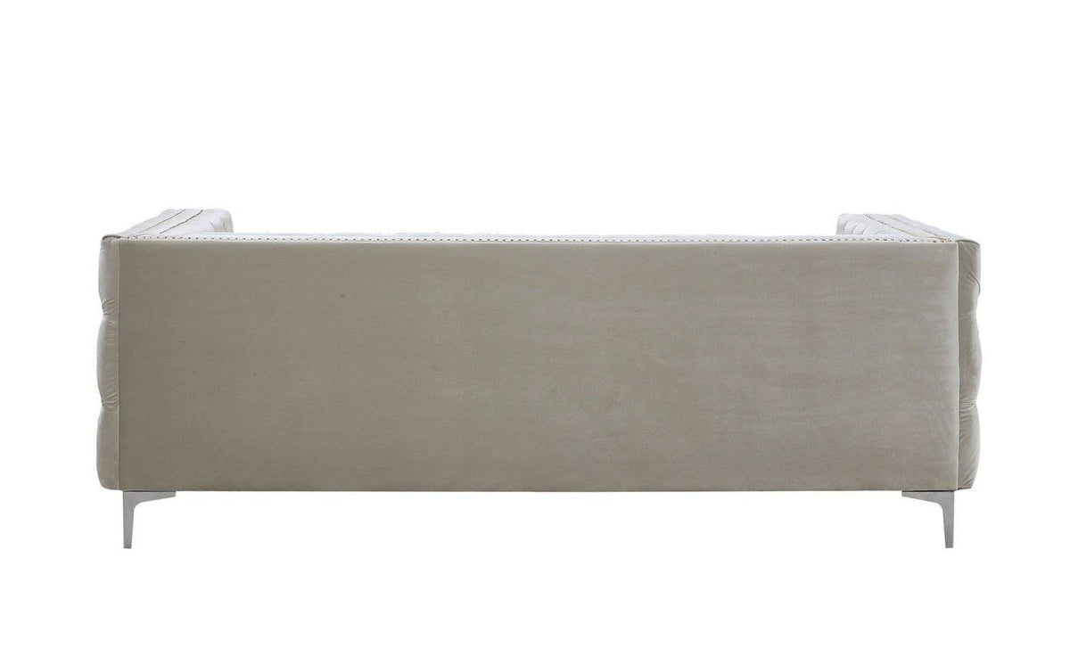 Iconic Home Da Vinci Velvet Sofa 