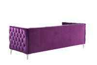 Iconic Home Da Vinci Velvet Sofa 