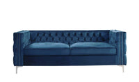 Iconic Home Da Vinci Velvet Sofa 
