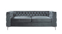 Iconic Home Da Vinci Velvet Sofa 