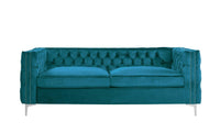 Iconic Home Da Vinci Velvet Sofa 