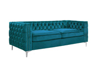 Iconic Home Da Vinci Velvet Sofa 
