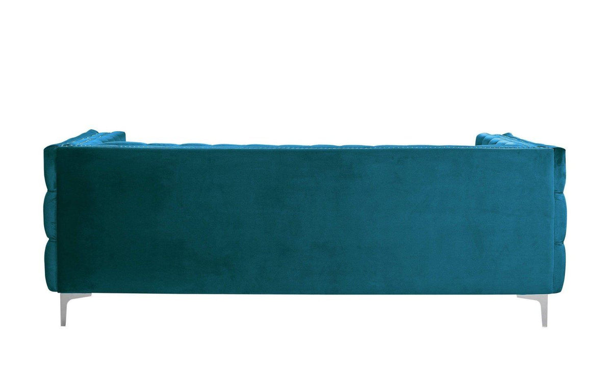 Iconic Home Da Vinci Velvet Sofa 