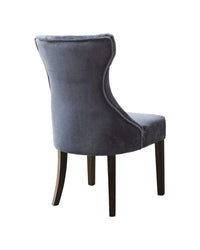Iconic Home Dickens Tufted Velvet Dining Chair Set of 2 