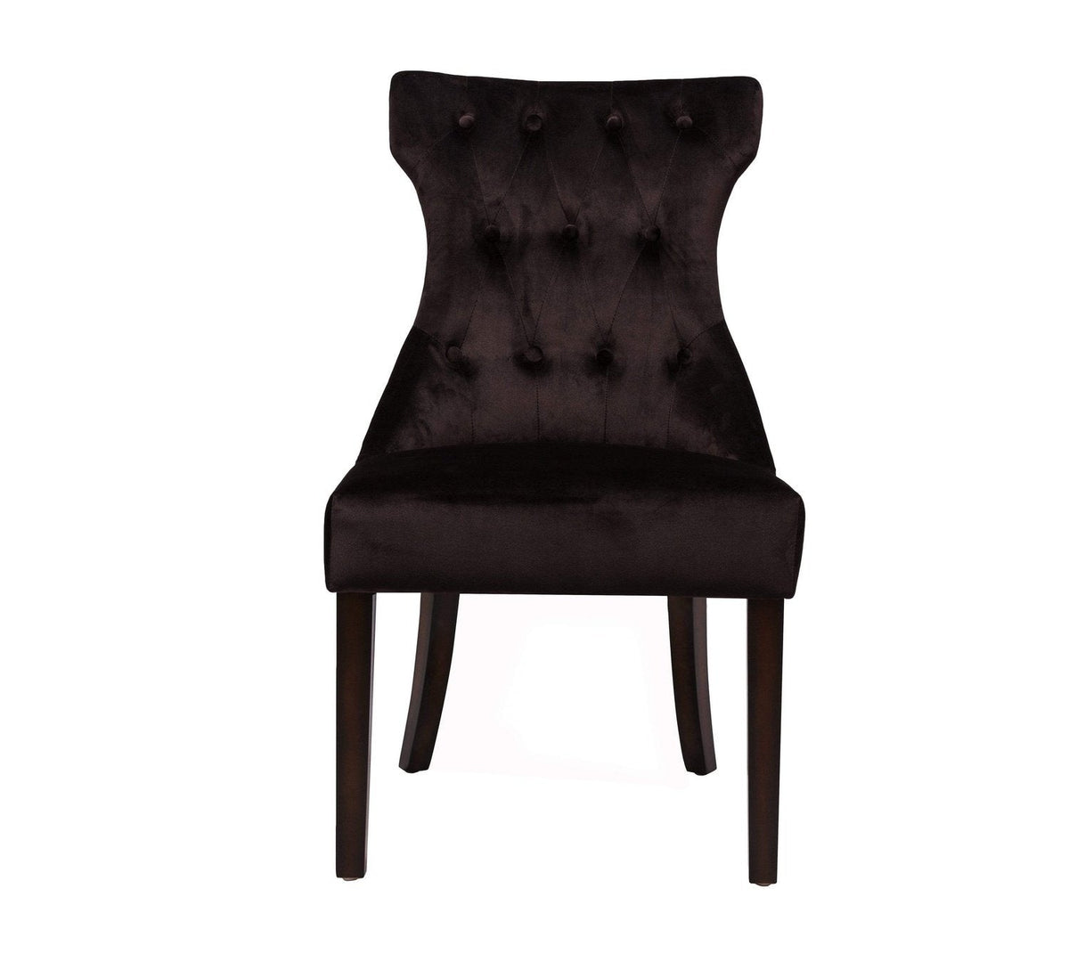 Iconic Home Dickens Tufted Velvet Dining Chair Set of 2 