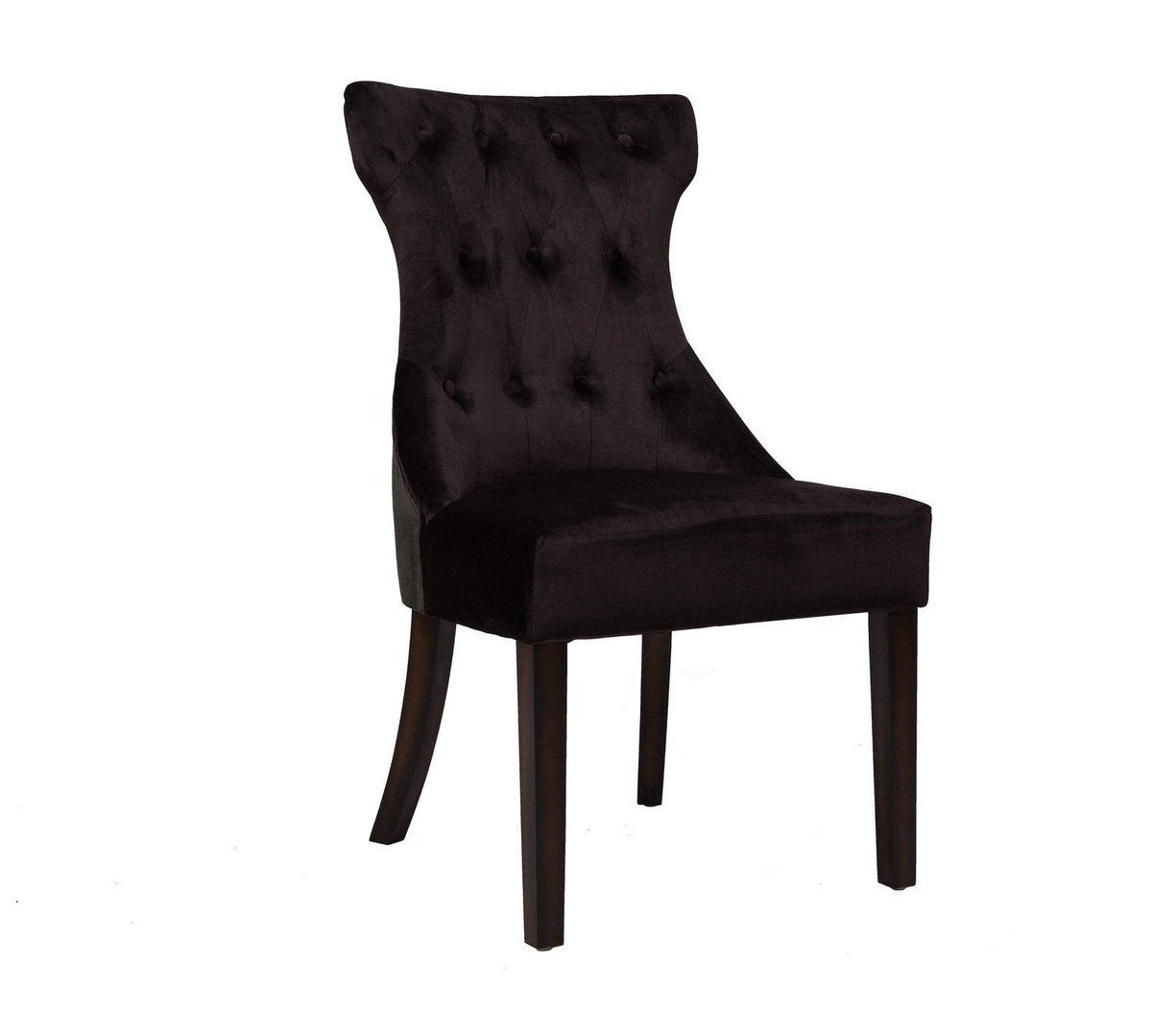 Iconic Home Dickens Tufted Velvet Dining Chair Set of 2 