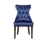 Iconic Home Dickens Tufted Velvet Dining Chair Set of 2 