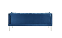 Iconic Home Elsa Tufted Velvet Sofa 