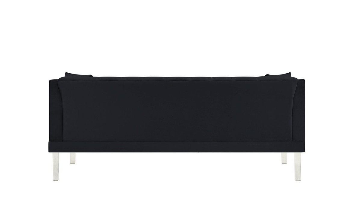 Iconic Home Elsa Tufted Velvet Sofa 