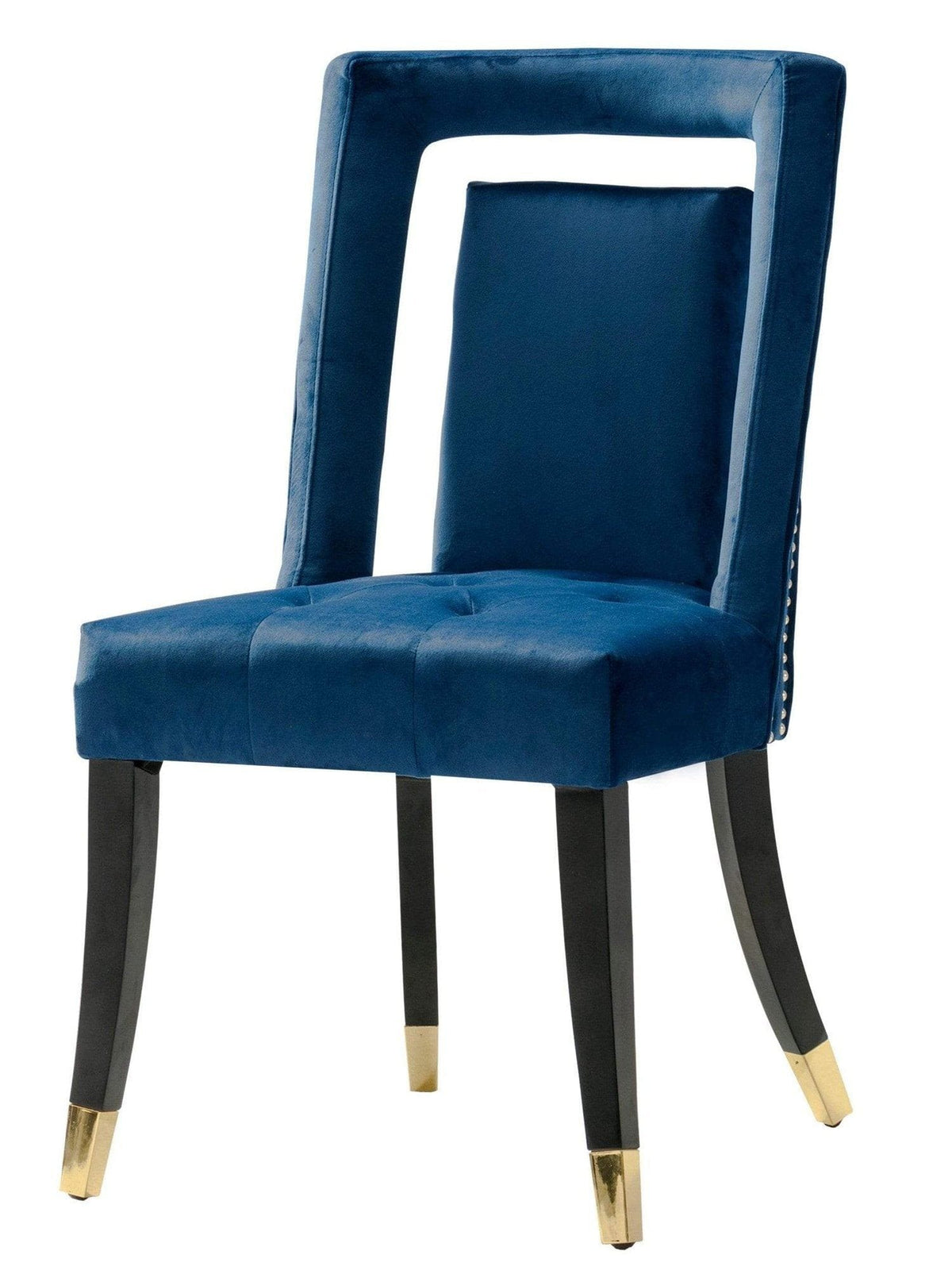 Iconic Home Elsie Velvet Side Dining Chair Set of 2 