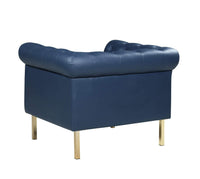 Iconic Home Giovanni Tufted PU Leather Club Chair 