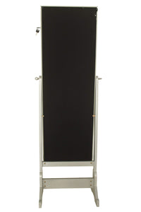 Iconic Home Glitzy Storage Armoire Cheval Mirror 