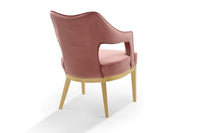 Iconic Home Gourdon Plush Velvet Accent Chair Gold Legs 