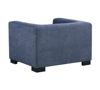 Iconic Home Limoges Plush Chenille Upholstered Club Chair 