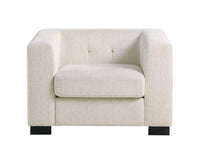 Iconic Home Limoges Plush Chenille Upholstered Club Chair 