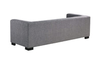 Iconic Home Limoges Plush Chenille Upholstered Sofa 