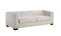 Iconic Home Limoges Plush Chenille Upholstered Sofa 