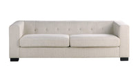 Iconic Home Limoges Plush Chenille Upholstered Sofa 