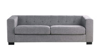 Iconic Home Limoges Plush Chenille Upholstered Sofa 