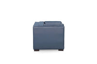 Iconic Home Lorenzo Tufted PU Leather Club Chair 