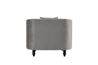 Iconic Home Meredith Tufted Velvet Club Chair 