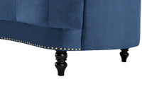 Iconic Home Meredith Tufted Velvet Club Chair 