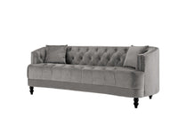 Iconic Home Meredith Tufted Velvet Sofa 