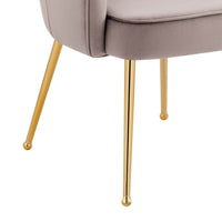 Iconic Home Mia Rose Velvet Dining Chair 