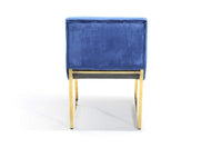 Iconic Home Moriah Tufted Velvet Accent Chair 