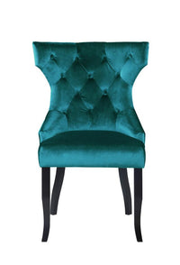 Iconic Home Naomi Tufted Velvet Dining Chair Set of 2 