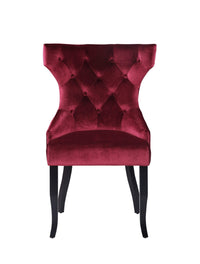 Iconic Home Naomi Tufted Velvet Dining Chair Set of 2 