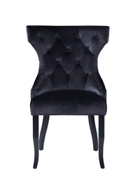 Iconic Home Naomi Tufted Velvet Dining Chair Set of 2 