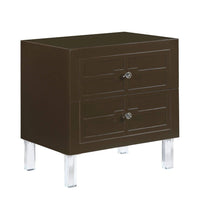 Iconic Home Naples Nightstand | End Side Table 