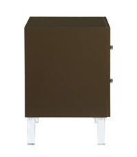 Iconic Home Naples Nightstand | End Side Table 